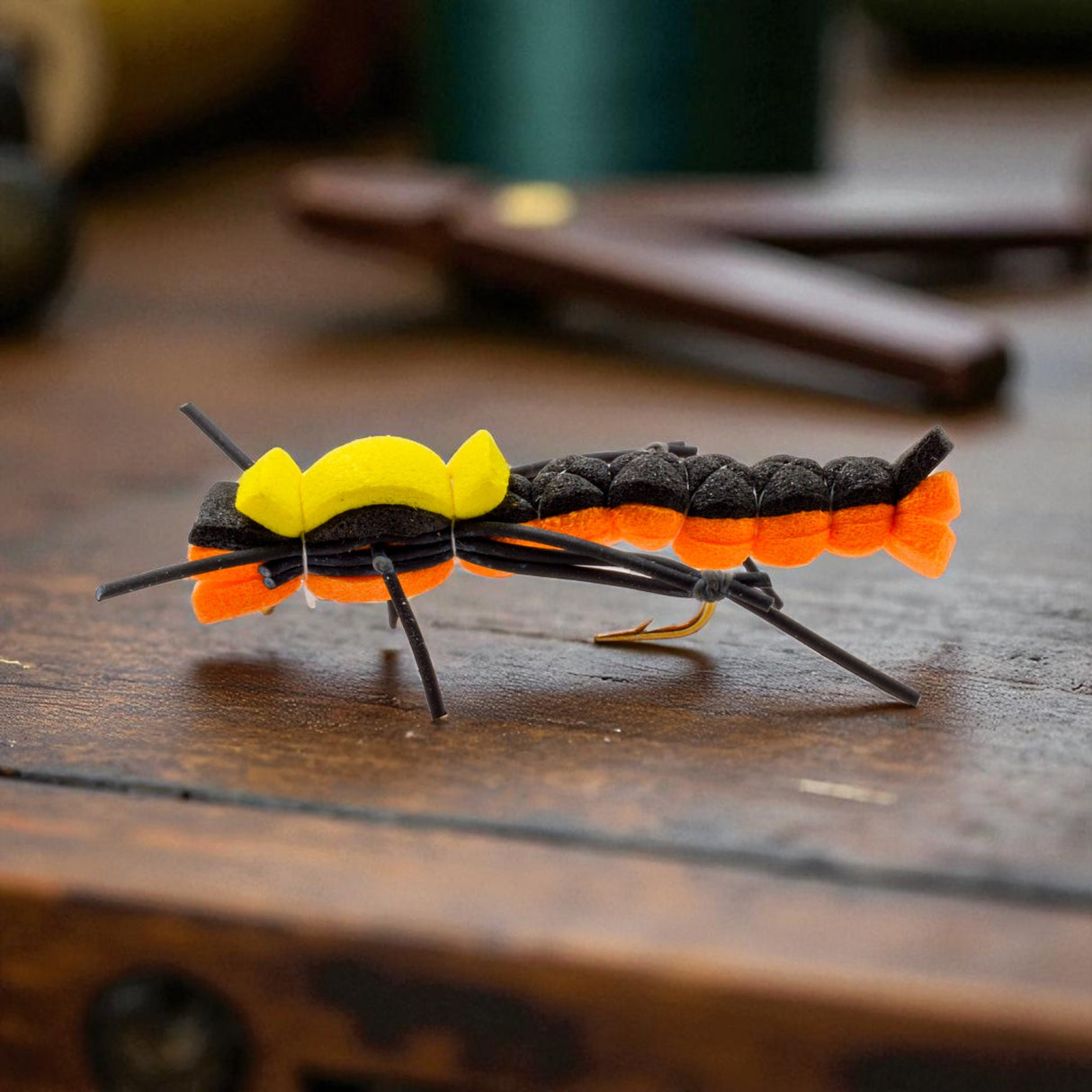 Foam Hopper Black and Orange