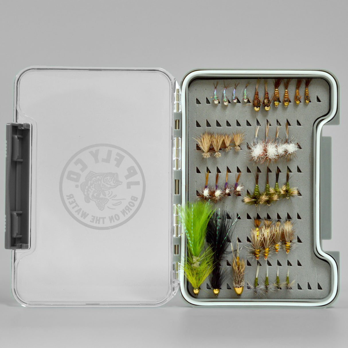 River Essentials Fly Box (37 Flies Total + Custom Box)
