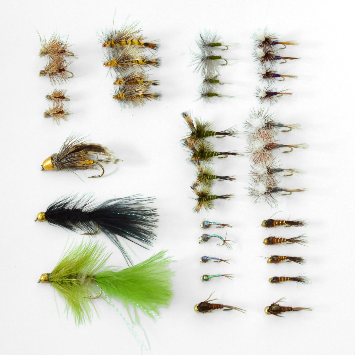 River Essentials Fly Kit - REFILL - No Box (37 Flies Total)