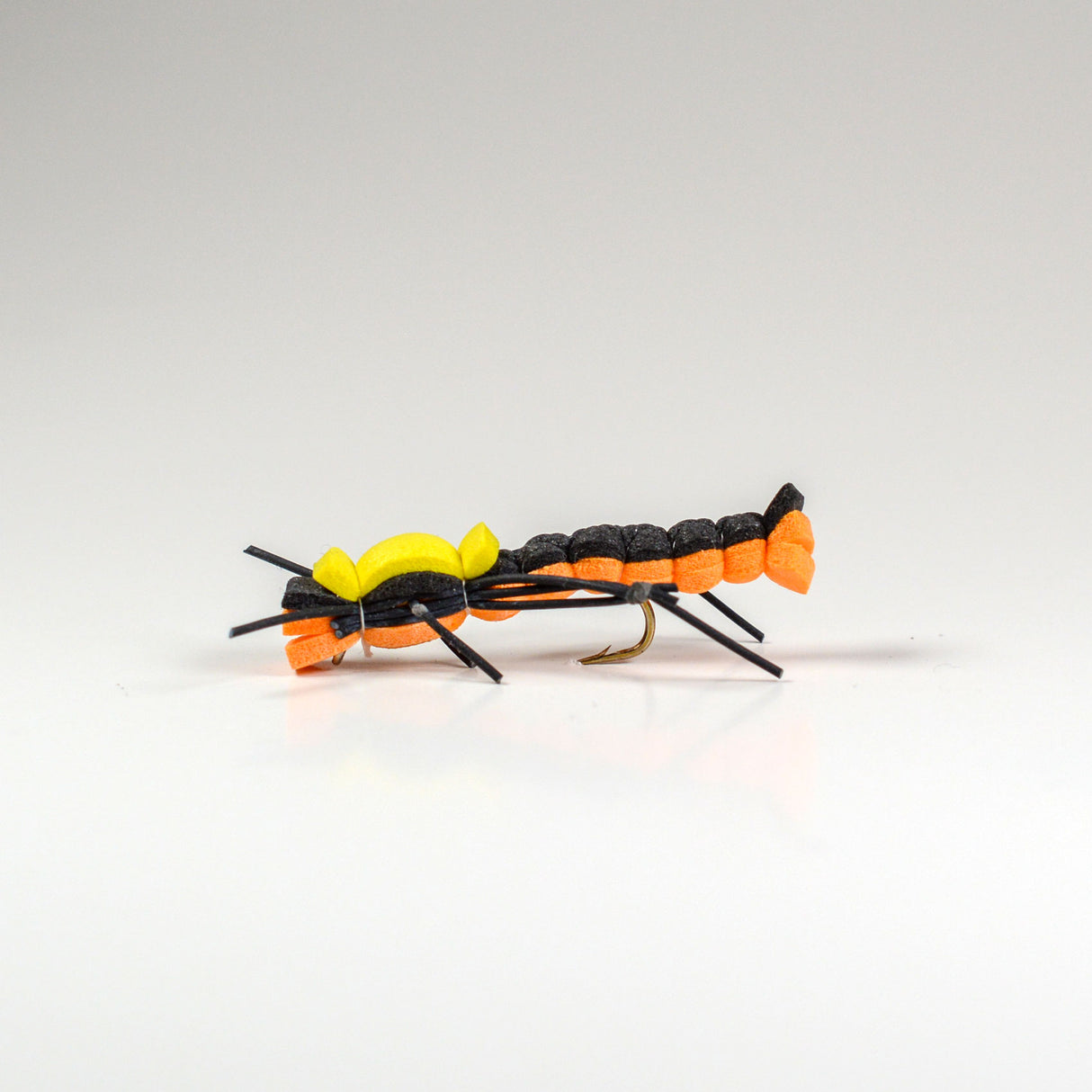 Foam Hopper Black and Orange