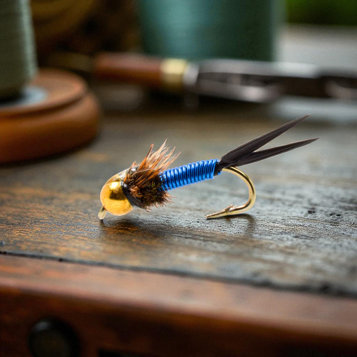 Beadhead Copper John Blue