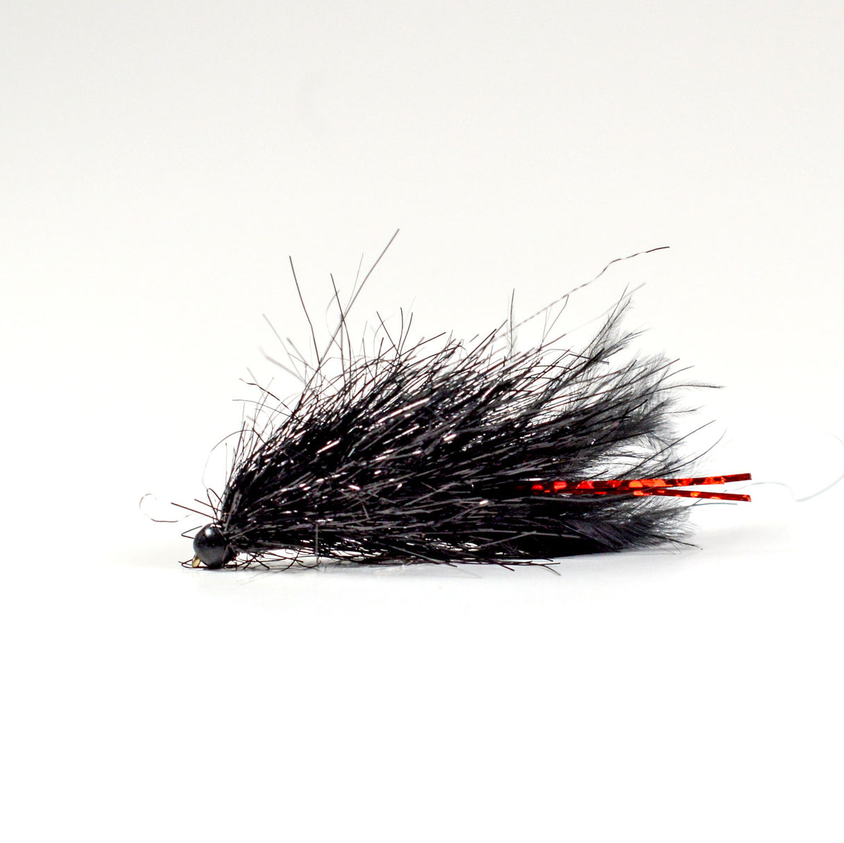 Tungsten Beadhead Leech Black