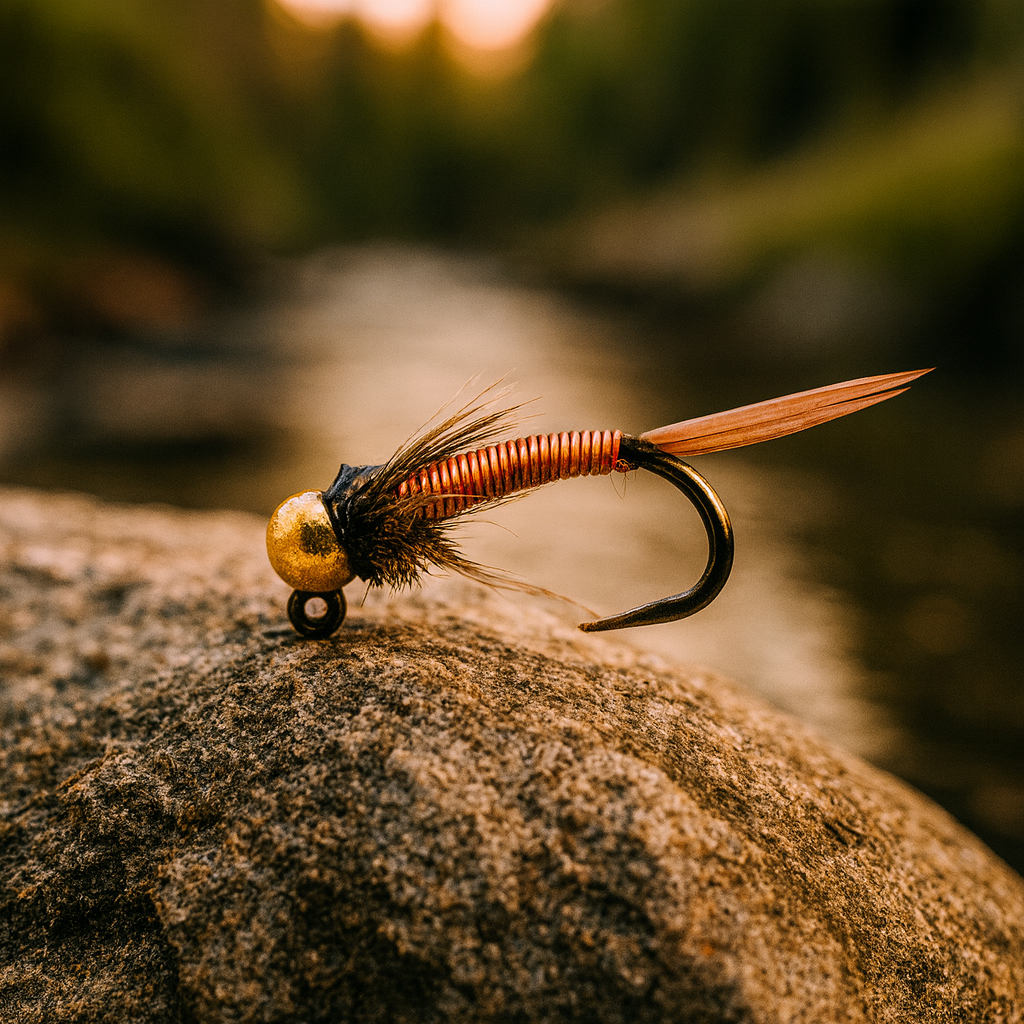 Tungsten Jighead Copper John Barbless